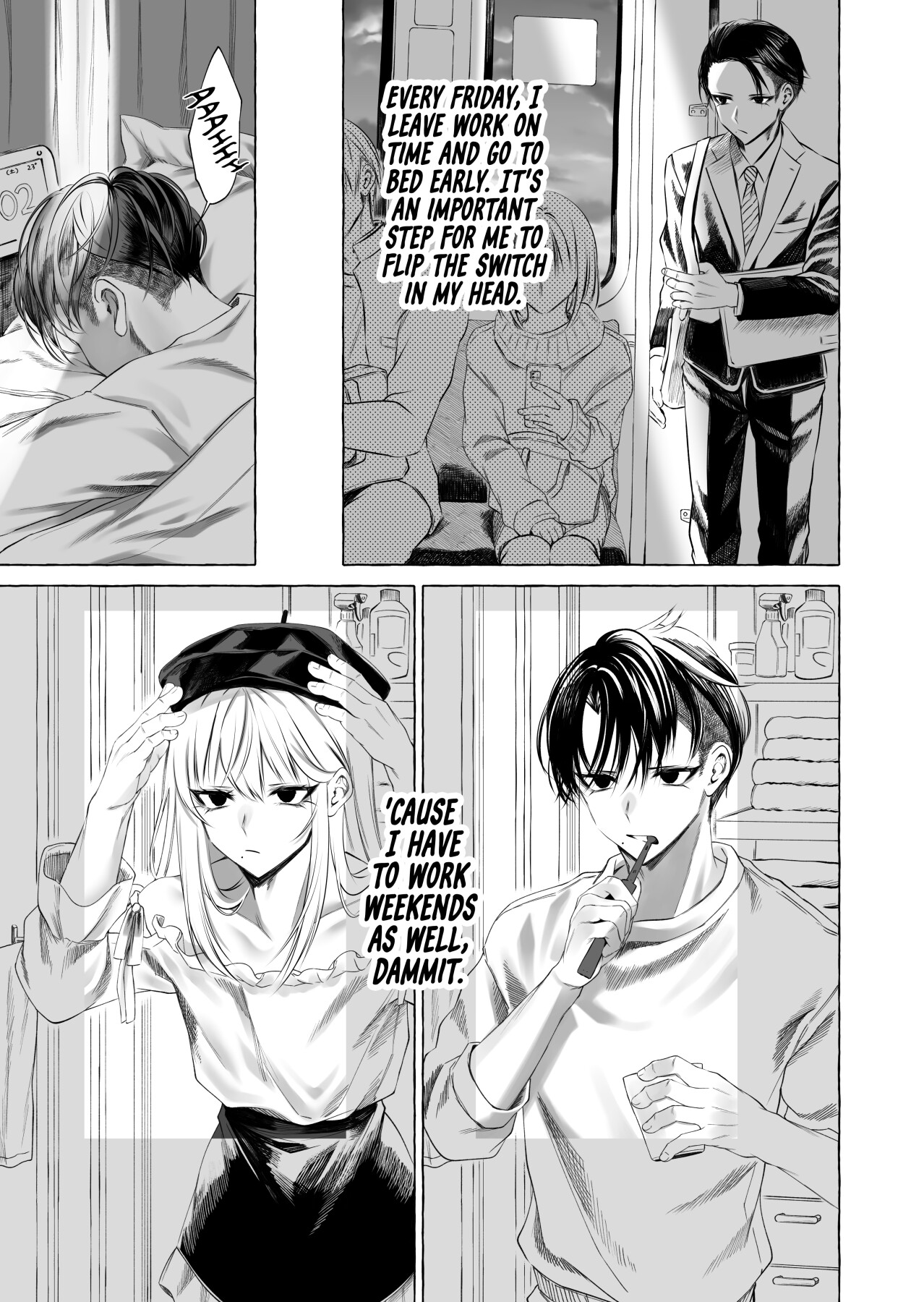 Hentai Manga Comic-My Boss is a Cross-dressing Call Girl.-Read-4